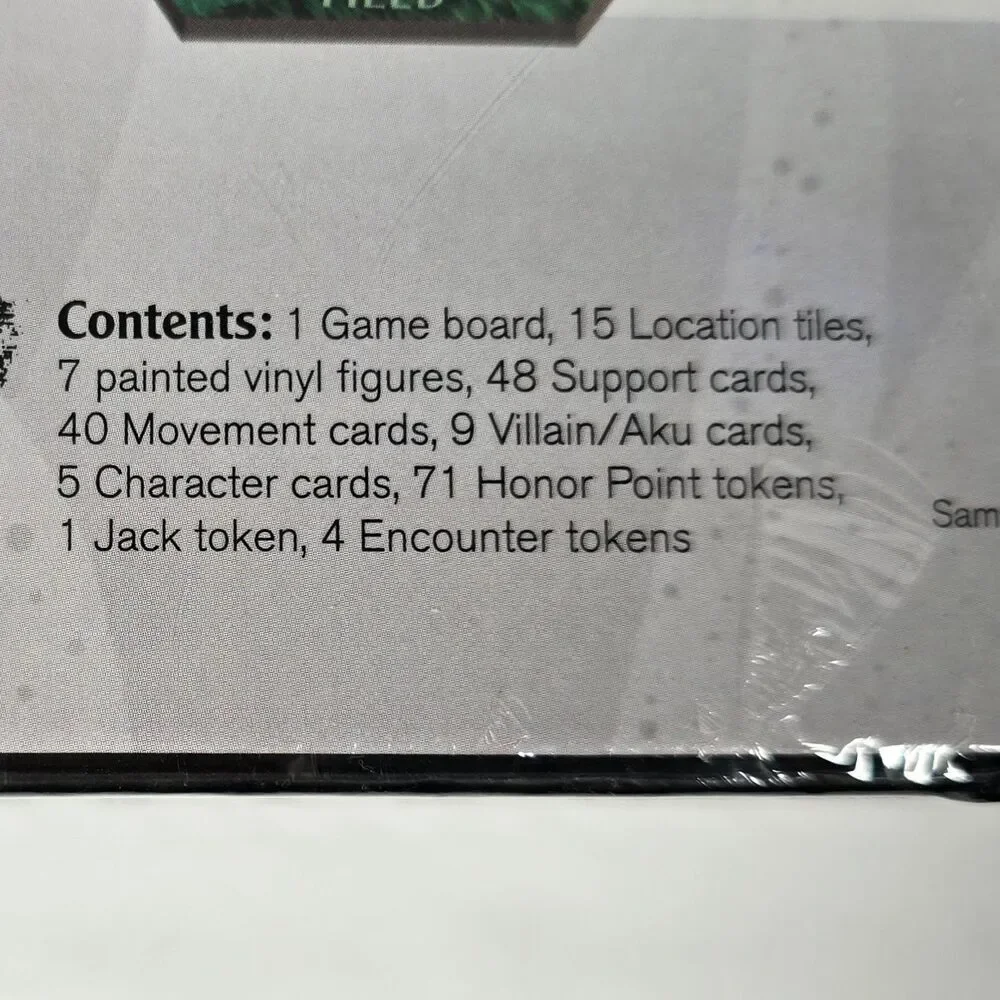 USAopoly Samurai Jack  Back To The Past Board Game Cartoon Network Adult‎ Swim